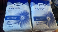 Tena Discreet Extra Plus Pads 16 Pack X 2