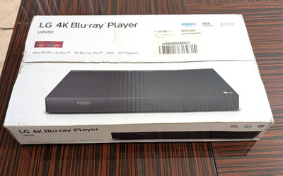 LG UBK80 Ultra HD 4K Blu-ray Player *** FOR PARTS OR REPAIR ***