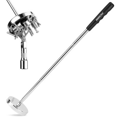 Telescoping Magnetic Sweeper Pickup Tool: Strong Magnet Pick up Nails Screws and