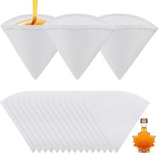 18 PCS Maple Syrup Filters Set, 3 Pcs Heavy Duty Boiling Filters  15 Pcs Thi...