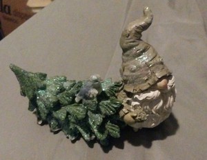 Ornamental Gnome with Woodland Animals - Melrose International