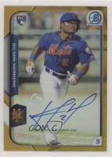 2015 Bowman Chrome Rookie Gold Refractor 28/50 Dilson Herrera #BCAR-DH Auto 0d4