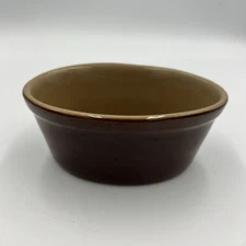 Pearson’s of Chesterfield England Stoneware Pudding Basin Baking Bowl 5" Brown