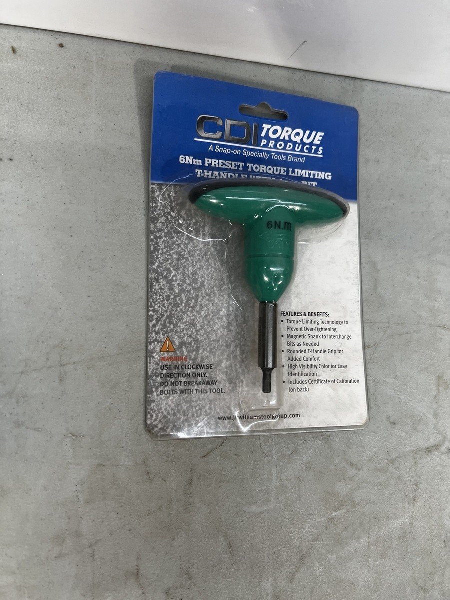 ティップリン産ポイント-67-1 Torque Limiting T-Handle 6 NM Pre-Set -CDI Torque TLPT6NM | eBay