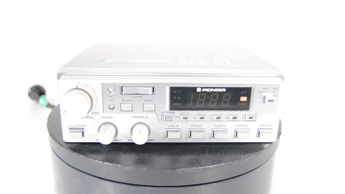 Pioneer GEX-91 Lonesome Car-Boy Car Radio Tuner Tested Working