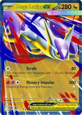 POKEMON MEGA LATIAS EX 100/132 MEGA EVOLUTION NM CONDITION
