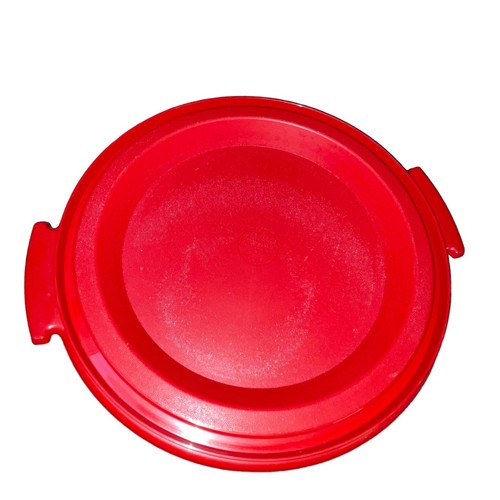 Vintage Tupperware Cake Pie Bottom Replacement Base Plate 719 USA Red 10" - Picture 5 of 7