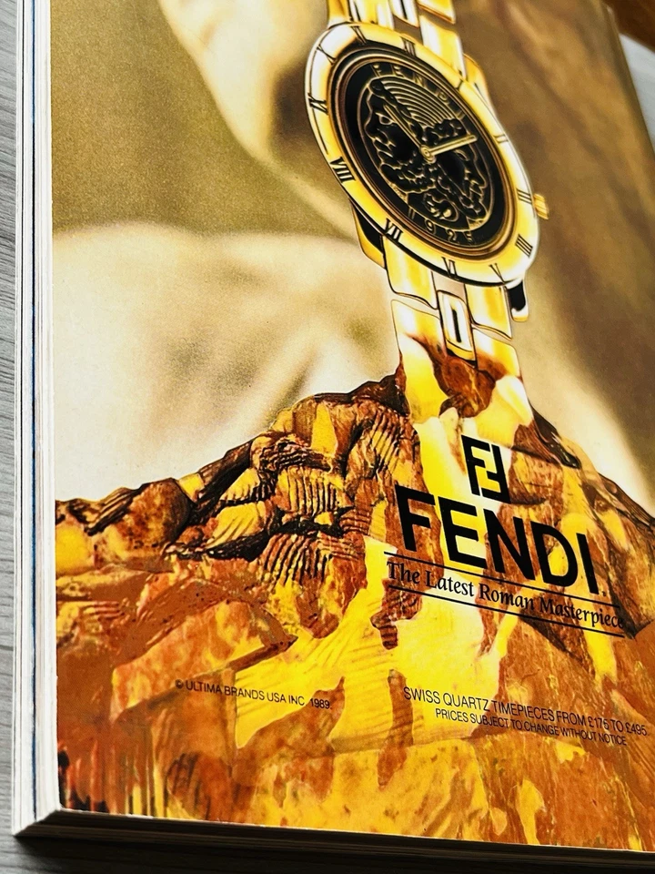 RARE Exclusive edition 15 DUPLICATE PAGE edit VOGUE 1989 Kim Basinger HERB RITTS - Image 4 of 4