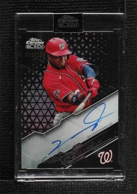2020 Topps Chrome Black Refractor 69/150 Victor Robles #CBA-VR Auto 0n64