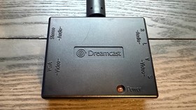 Sega Dreamcast VGA Box Adapter HKT-8100 Official Japan Tested Working S Video