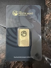 The Perth Mint 10g Gold Bar 99.99% Pure Gold 10 Gram Total Content Fine Gold Bar 4821.04 per troy oz