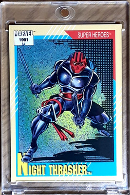 1991 MARVEL CARD 22 NIGHT THRASHER.