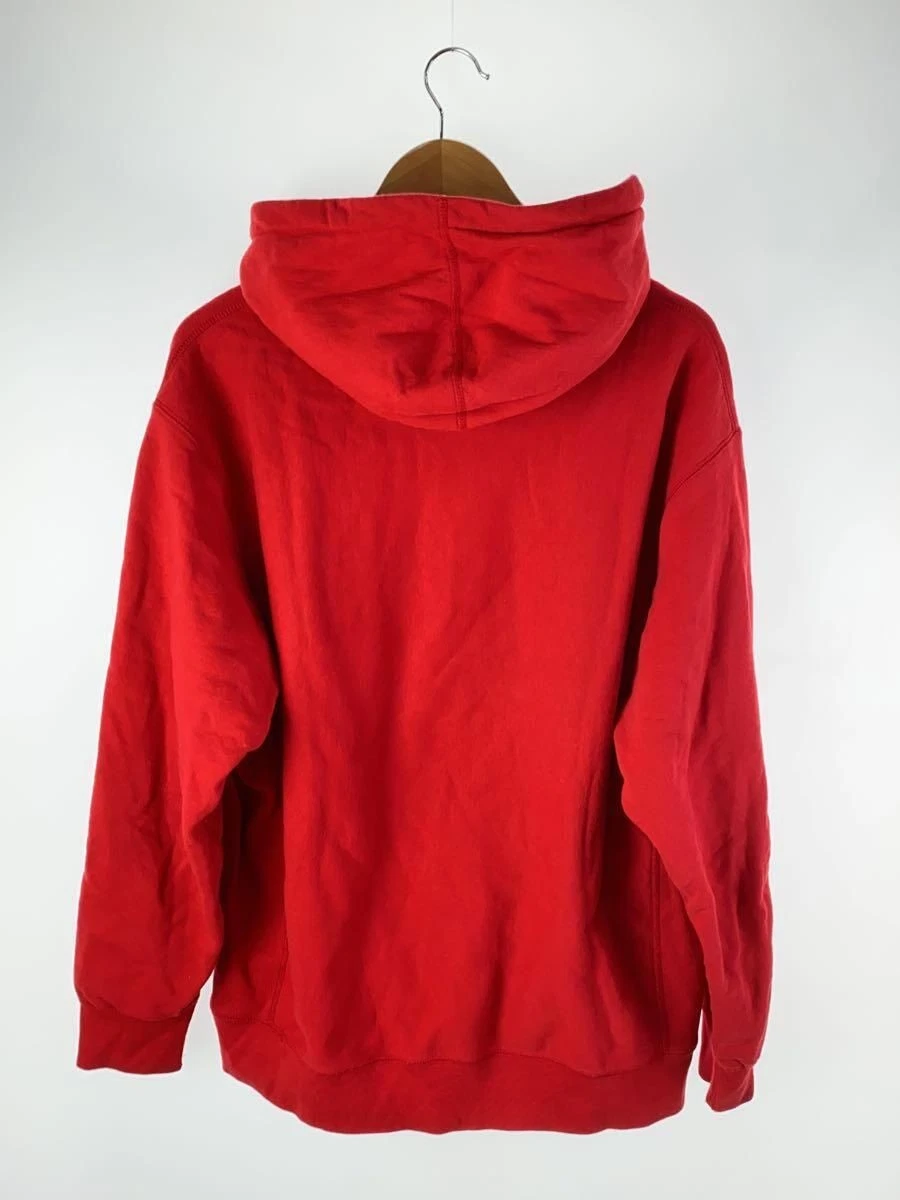 Felpa Supreme con cappuccio L cotone ROSSO usata