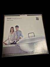 WMF ProfiSelect WOK 32cm,mit Glasdeckel,Cromagan,Edelstahl,Rostfrei Allherdboden