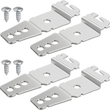 4 Pcs 8269145 Dishwasher Mounting Bracket with Screws,Universal Dishwasher Clips