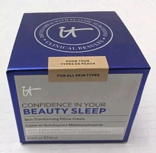 IT Cosmetics Beauty Night Cream 2oz |AntiAging Moisturiser |All Skin Types