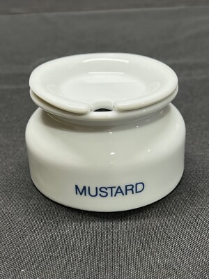 Eva Trio Design by Ole Palsby ~ Porcelain Mustard Jar, No Spoon