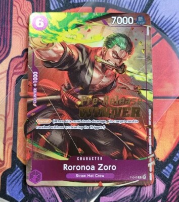 Roronoa Zoro OP-06 Pre-Release Winner P-045 One Piece Card Roronoa Zoro OP-06 Pre-Release Winner P-045 One Piece Card