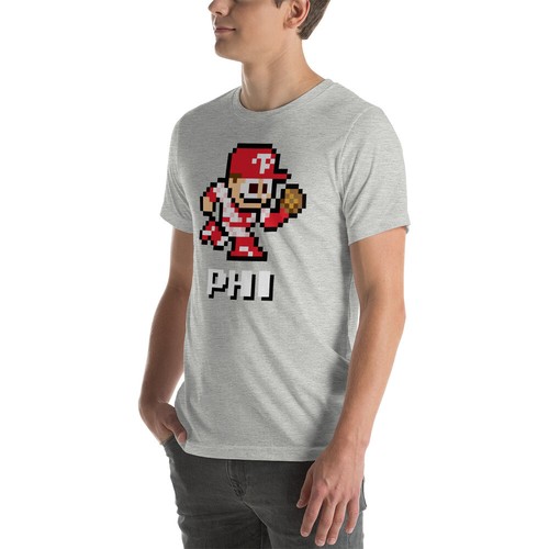 Camiseta deportiva del equipo de béisbol de los Filis de Filadelfia Nintendo retro NES - Imagen 12 de 13