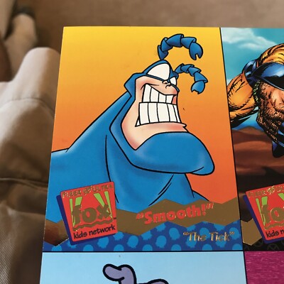 1995 FOX KIDS NETWORK FLEER ULTRA UNCUT 9 CARD PROMO SHEET Spider
