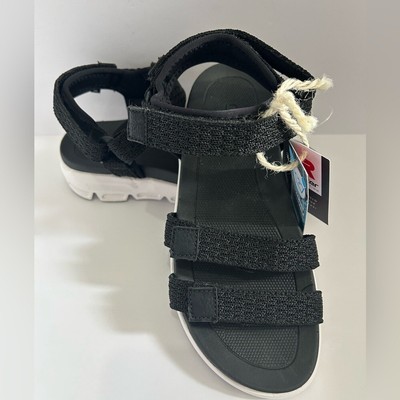 Rieker Evolution sport sandals trail and trekking black size 5.5/6 women's nwt