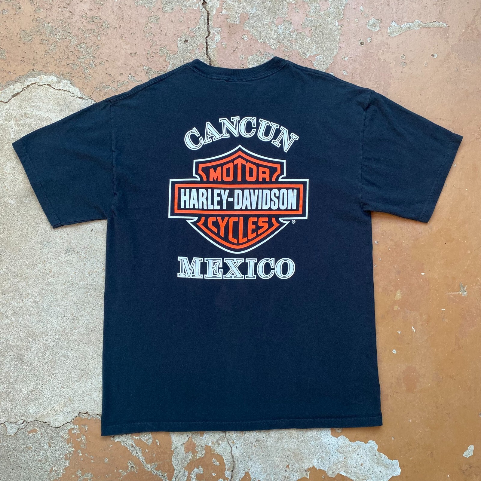 Harley Davidson Cancun Mexico Men's TShirt Size La… Gem