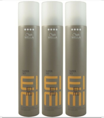 ( 33,22  / 1L ) 3 x Wella EIMI Super Set Finishing Spray extra stark 300ml