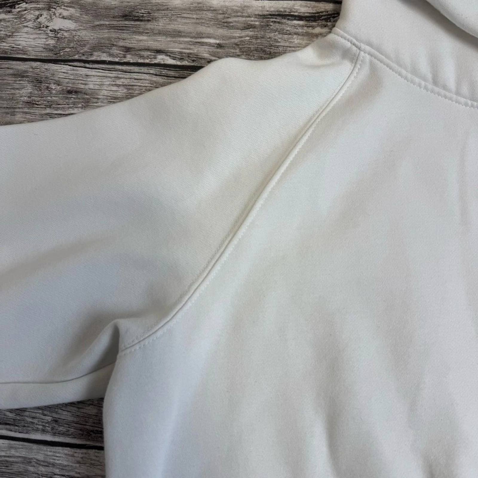 Felpa con cappuccio pullover unisex Fear of God Essentials FOG S SM piccola bianca comoda casual