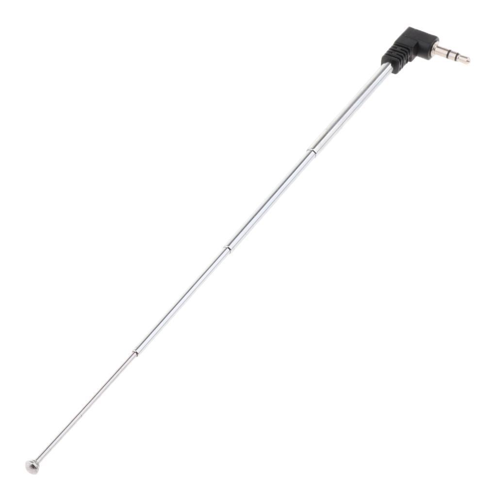 Universal 90 mm 4 Sections Telescopic Radio Antenna for FM Radio MP3 eBay