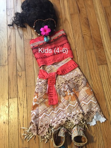 moana costume kids Size 4-6 | eBay