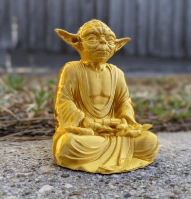 Yoda Buddha Candle, resin, plaster, soap silicone mold