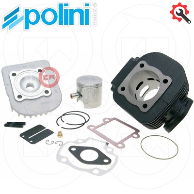 Kit Cylindre Polini 75cc - Diamètre 47mm - Pour Vespa 50 Et Ape 50 - Usage Sportif / Compétition - 8,5 Cv - 7