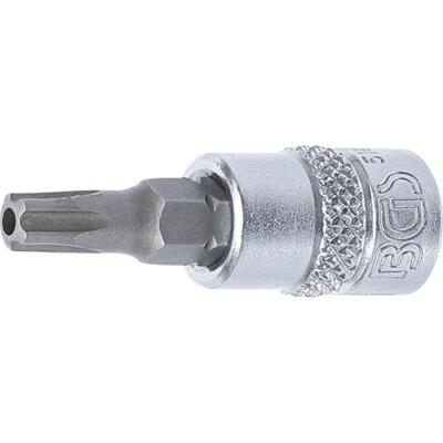 1/4'' Stecknuss Bit- Einsatz TS-Profil mit Bohrung für Torx Plus TS27