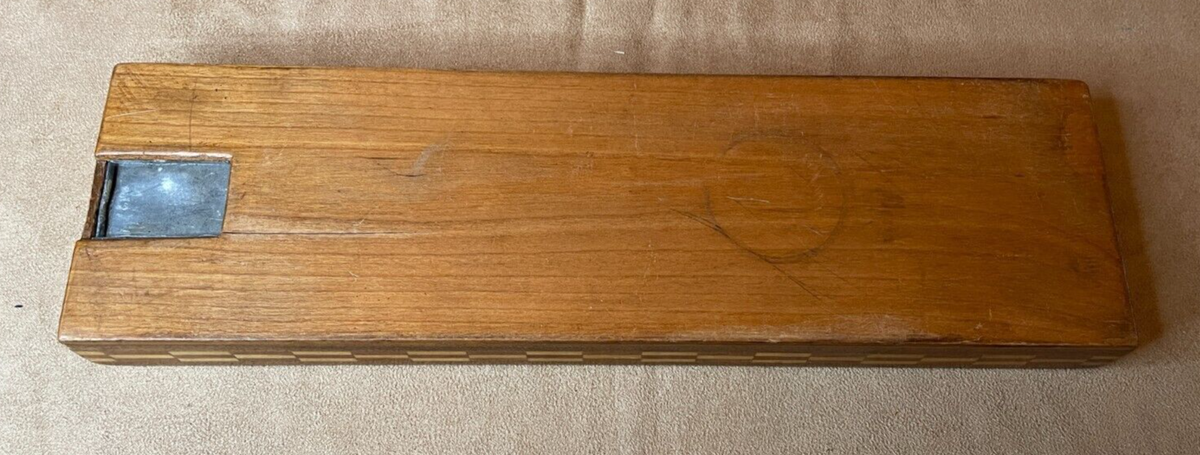 ANCIEN JEU DE CRIBBAGE CRIB EN BOIS MARQUETERIE MARQUETRY CRIBBAGE GAME