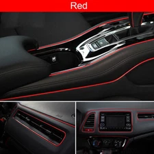 5M Molding Line Car Interior Decor Red Point Edge Gap Door Panel Car Accessories