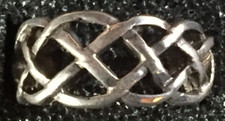 Woven Braid Ring - Sizes 6 or 7 - Sterling Silver