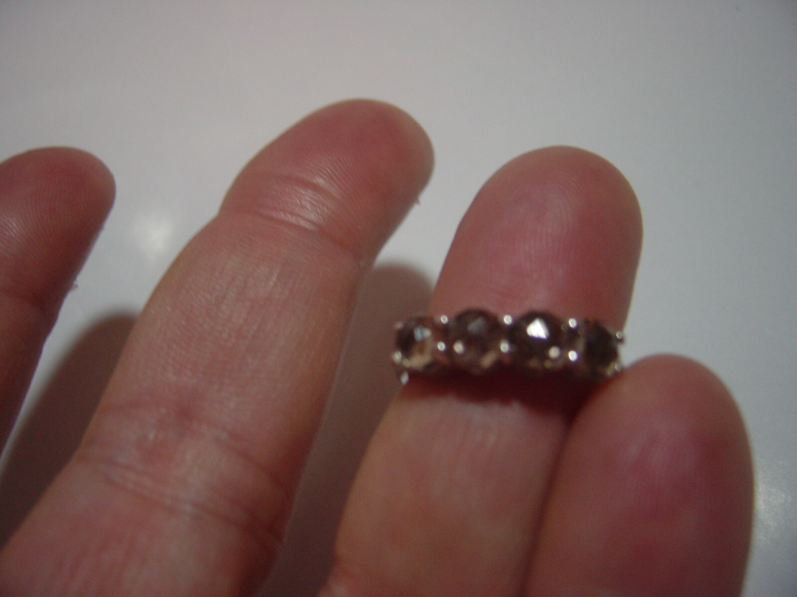 Vintage Solid Silver classic Ring- "Superb" check… - image 13