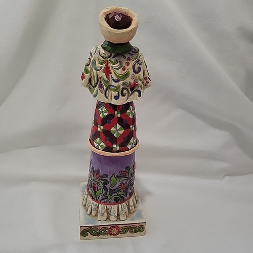 JIM SHORE Here We Come A-wand'ring So Fair to Be Seen WOMAN CAROLER FIGURINE - Picture 9 of 22