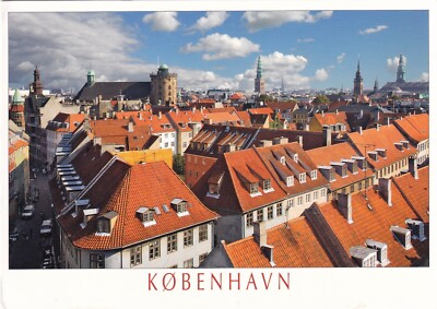 KOBENHAVN ~ BLICK AUF DIE ALTSTADT ~ GEBRAUCHT ~ HAT BRIEFMARKE ABER KEINEN STEMPEL