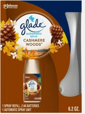 Glade Automatic Air Freshener Dispenser Spray 6.2 oz Fragrance Refill/Holder Set