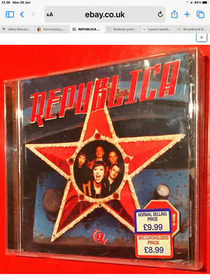 SUPERB CD ALBUM FROM REPUBLICA READY TO GO MIX & DROP DEAD GORGEOUS