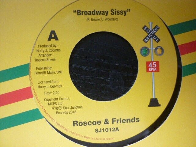 roscoe & friends broadway../ tojo ..uk soul junction 45 northern soul re