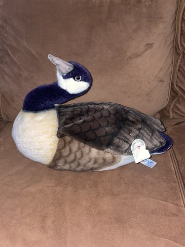 Mother Canadian Goose Plush Toy 13” High By Hansa Toy International Realistic - 第 1/14 張圖片