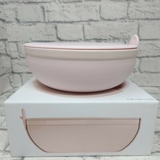 W&P Porter Ceramic Bowl Lunch Container w/ Protective Non-slip Exterior, Blush