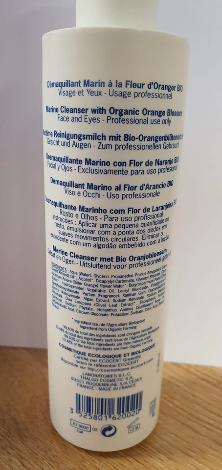 Thalgo Cleanser Terre Mer Marine With Organic Orange Blossom 250Ml CR031 EE 18 - Image 3 of 3