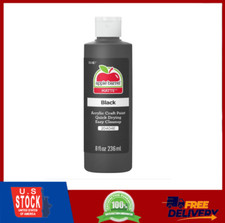 Apple Barrel Acrylic Paint in Assorted Colors 8 Ounce ,20404 Black- Pack of 1 