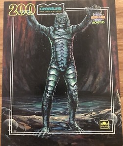 The Creature 200 Piece Puzzle Universal Studios By Golden New Vintage Halloween