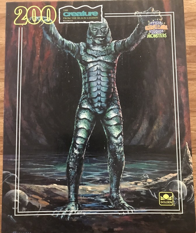 The Creature 200 Piece Puzzle Universal Studios By Golden New Vintage Halloween