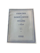 EXERCISES FOR THE INDEPENDENCE OF THE FINGERS Piano Sheet Music I. Philipp 1926