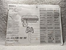 Sony PlayStation 2 Console Instruction Manual Only SCPH-39001/97004 FREE SHIP 